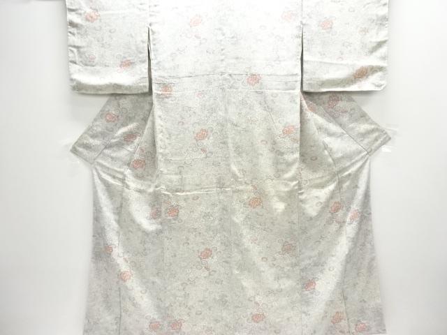 JAPANESE KIMONO / KOMON / FLORAL PLANTS